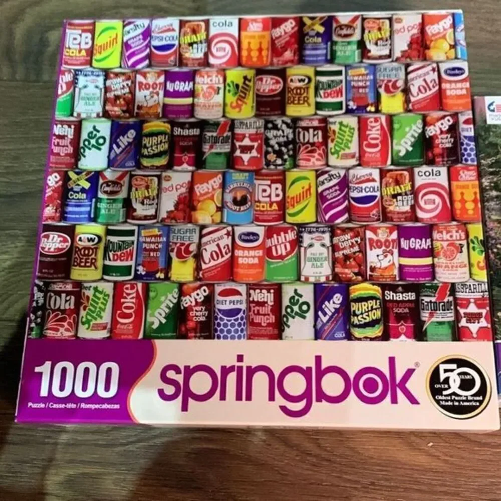 Springbok vintage can puzzle. & ceaco Thomas‎ ki jade cottage puzzle